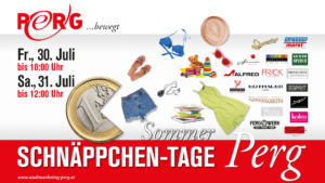 Bild Werbung Schnäppchentage