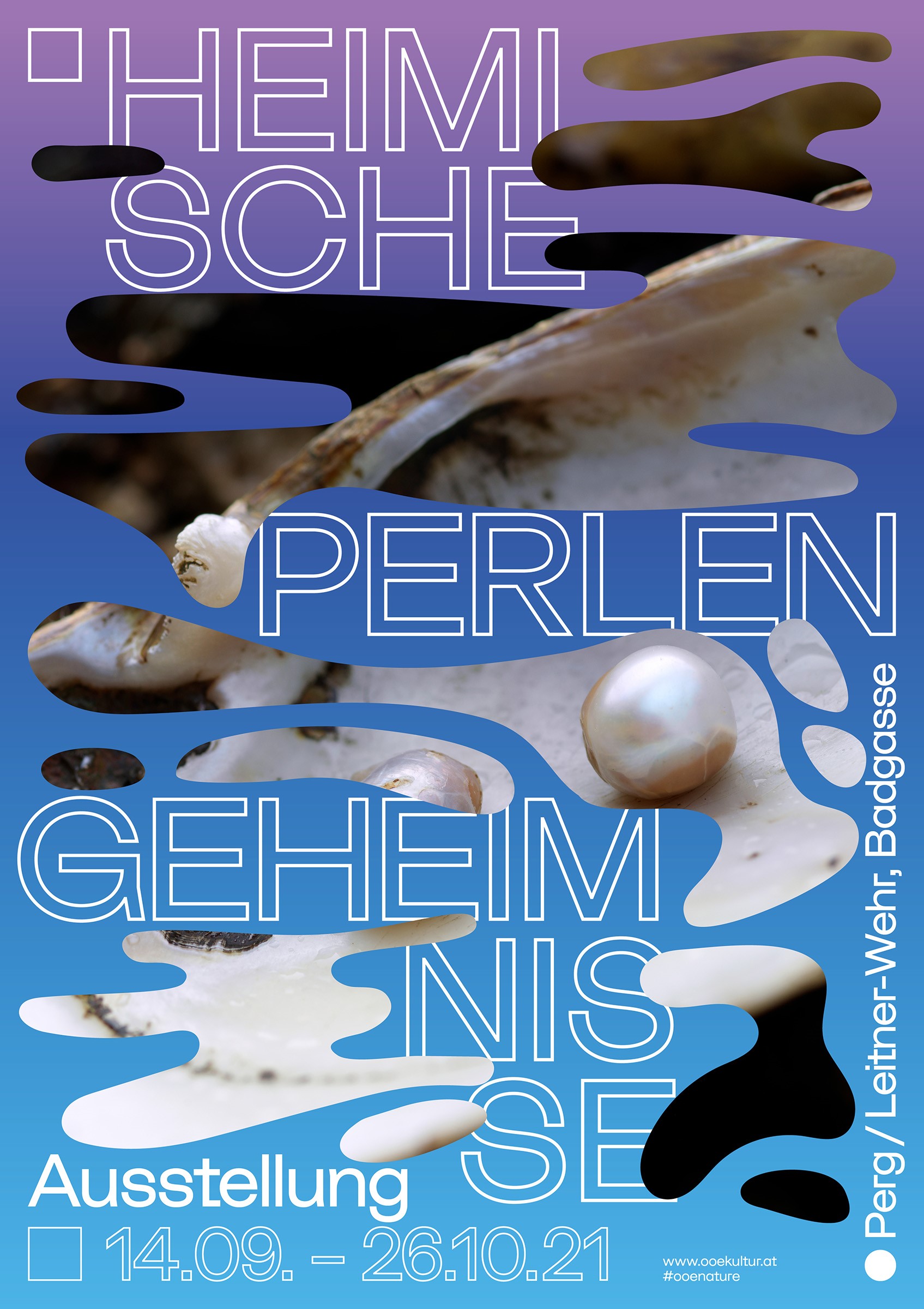 Plakat Wanderausstellung Perlengeheimnisse Perg