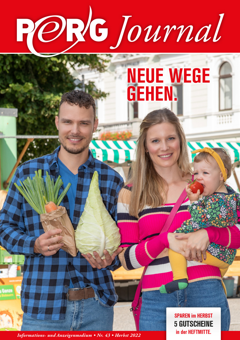 Cover PERG-Journal 43 Herbst 2022 - Neue Wege gehen.