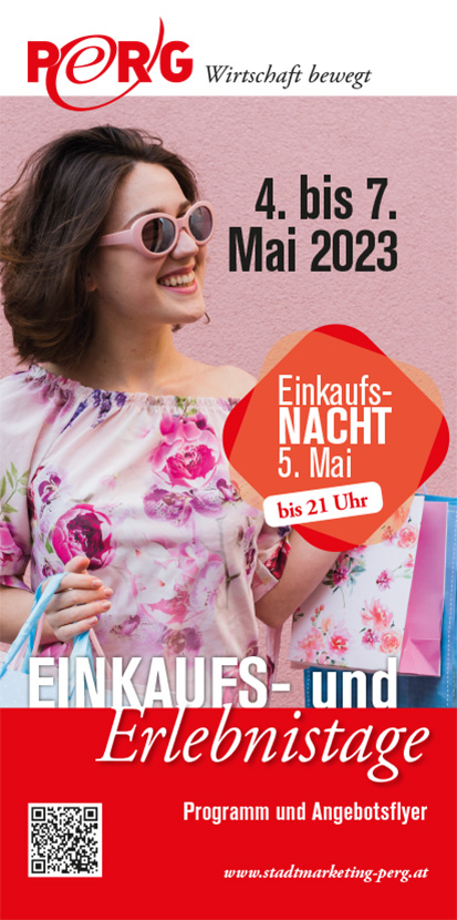 Programm-Flyer Einkaufs- und Erlebnistage