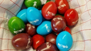 Ein PERG-Osterei geschenkt - das gibt es heuer bei einigen Geschäften in Perg
