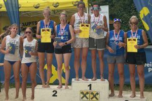 Seigerehrung der Damen bei den OÖ Beach Finals 2025 in Perg