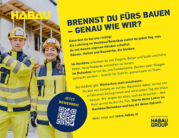 HABAU Lehrstelle Perg - Angebot Inserat PERG-Journal 51-2026