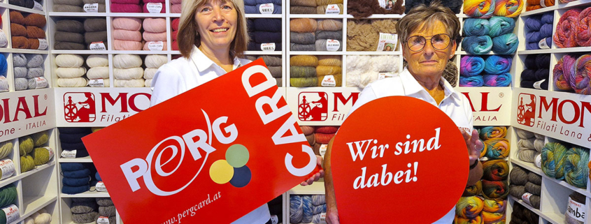 Woll Stub'n Perg ist PERG-Card Partner